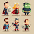 draw a digital cartoon illustration