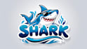 do creative shark mascot logo in 1 day
