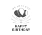create modern balloon logo