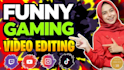 do gaming video editing for youtube and twitch stream