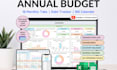 create excel yearly monthly paycheck budget spreadsheet weekly financial planner