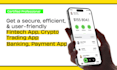 custom crypto wallet app, banking, payment ai ml fintech app developer