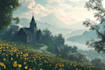 create your beautiful landscape illustration