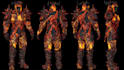 lookdev dark theme game creature,humanoid avatar character,gltf model,fbx ue4 3d