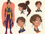 create character design for your oc illustration