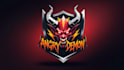 make amazing angry demon logo with creative concepts