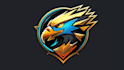 create awesome golden eagle logo with unlimited revision