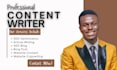 be your SEO website content writer, article, blog writer and website copywriter