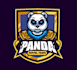 design modern panda mascot logo