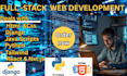 do frontend and backend in django as full stack developer