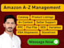 resolve amazon account issues, listing errors, skus and shipment problems