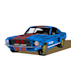 custom retro car illustration