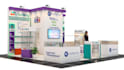 basic exhibition stand design,trade booth,stall,kiosk