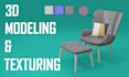 create high quality 3d models with clean textures and uvs