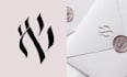 create a custom hebrew monogram for your wedding with your initials