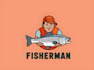 design awesome fisherman logo