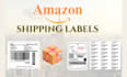 do amazon gs1 product barcodes labels and complete shipment plan