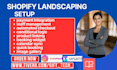 create a shopify landscaping sesami tipo bookthatapp instafeed lookbook gallery