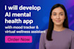 mental health app development ai virtual assitant mood tracker ai wellness app