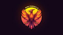 design outstanding phoenix bird mascot logo  with express delivery
