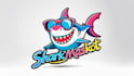 do creative shark mascot logo in 2 day