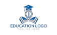 make a creative unique education logo