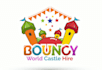 do design good looking bounce house logo