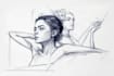 draw rough pencil sketch