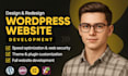 design modern business website, redesign and wordpress website development
