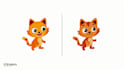 make cat mascot logo design without any copyright concept