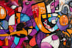 do wall art, pop art, mural, graffiti, doodle art