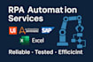 build uipath or automation anywhere bots to automate your business task