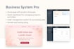build a modern fullstack business website with dashboard