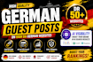 publish guest post for dofollow german backlinks on high DR authority websites