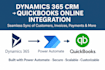 integrate dynamics 365 CRM with quickbooks online