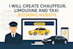 create chauffeur, limousine and taxi booking website