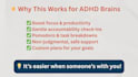 be your adhd body double for focus and productivity