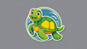 do sea turtle mascot logo in 2 days