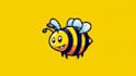 make the bee mascot logo in one day