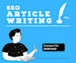 write SEO optimized articles, blog posts and website content