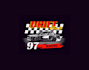 professional car racing logo with speed and power