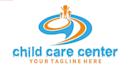 create modern child care logo design