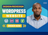 design redesign wordpress website blogger website development