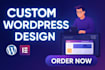 design a stunning wordpress website