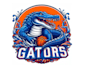 design high quality crocodile mascot logo with free source file