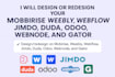 design mobirise weebly webflow jimdo duda odoo webnode gator website