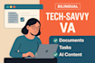 be your bilingual virtual assistant with ai and tech skills