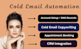 setup instantly ai for cold email outreach, write email copy, book appointments
