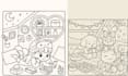 do coloring book page illustration, kid children book adult amazon kdp cover art