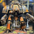 paint warhammer 40k, space marine portrait art
